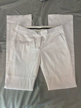 Vintage Theory Super Lowrise White striped pants